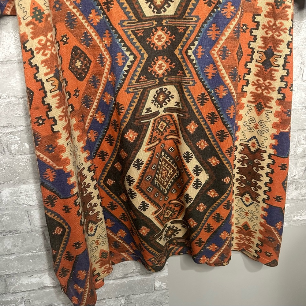 EUC Fresh of LA Bohemian Geometric Print Dress Multicolor Size 2X - Picture 7 of 14